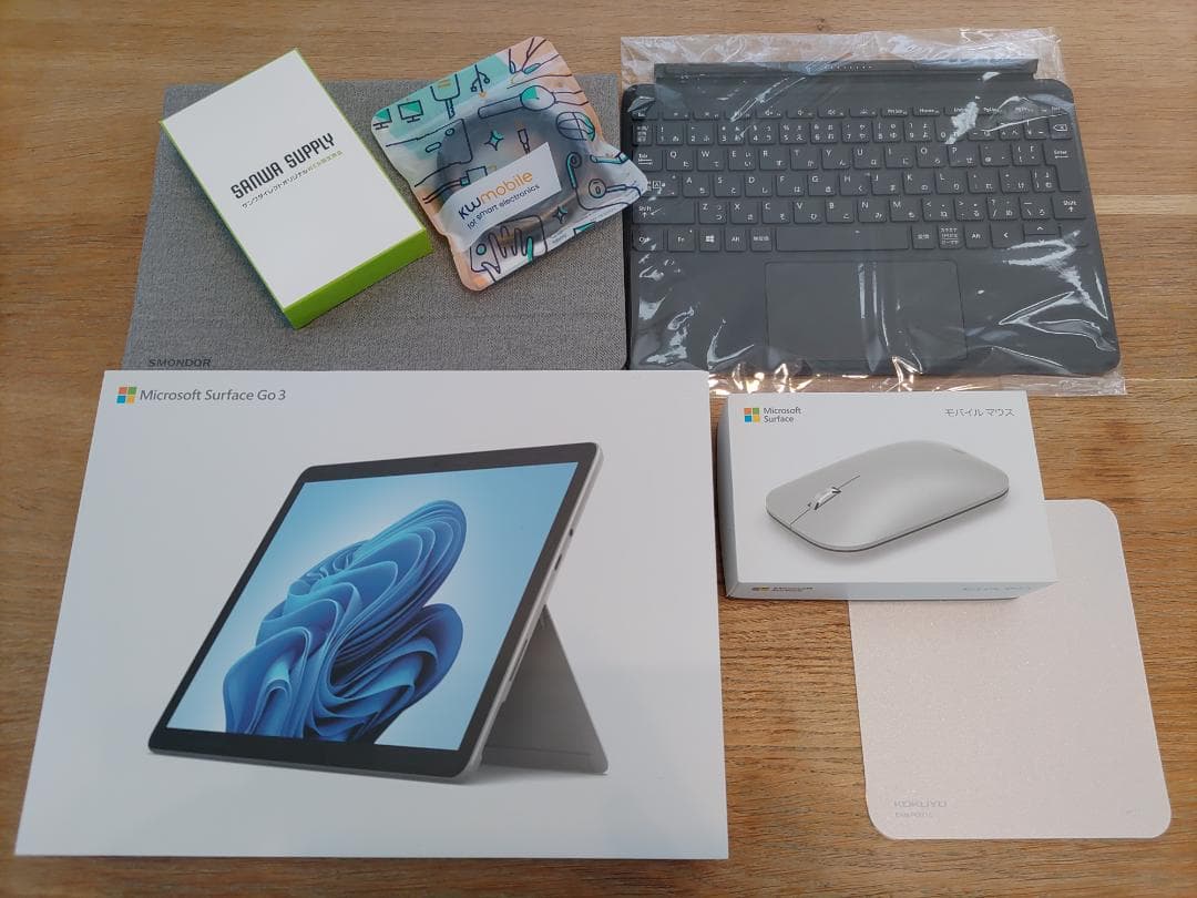 【美品】Microsoft Surface Go 3 純正キーボード・マウス 他
