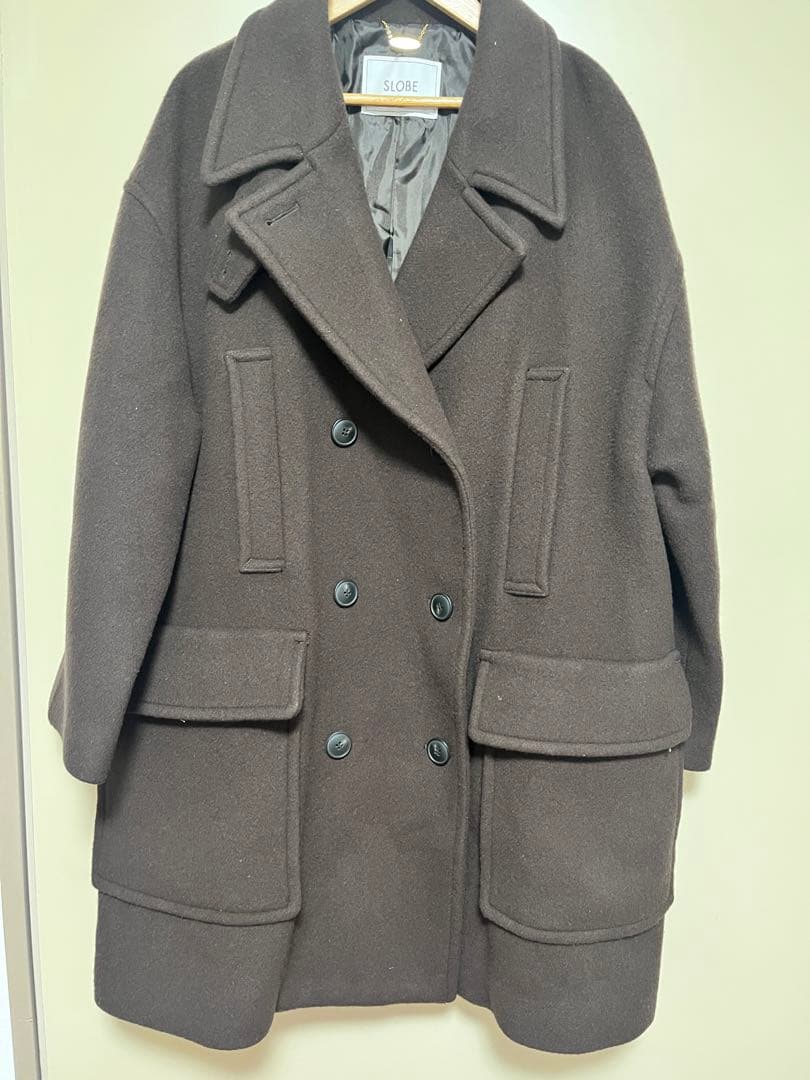 値下げしました！スローブイエナ　メルトンビックPコート