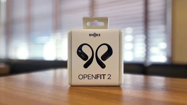 SHOKZ OPENFIT2 ブラック【保証書付】新品同様　2年保障