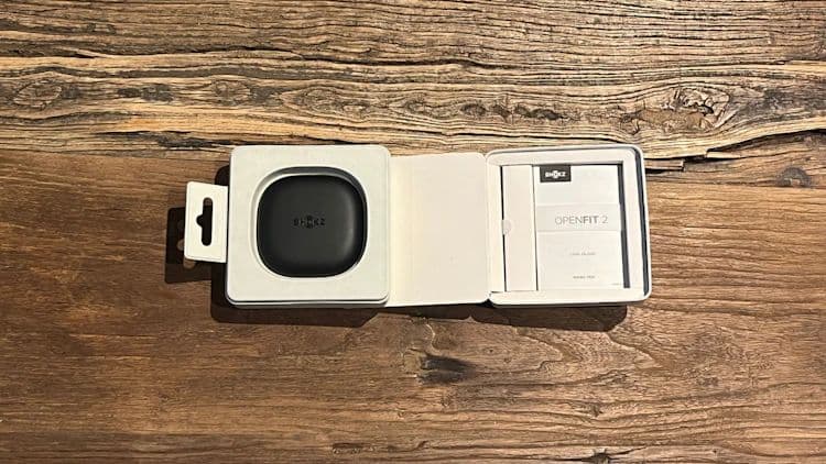 SHOKZ OPENFIT2 ブラック【保証書付】新品同様　2年保障