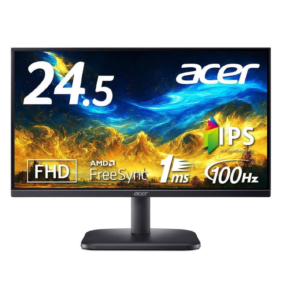 Acer 24.5インチ モニター IPS フルHD EK251QEbi