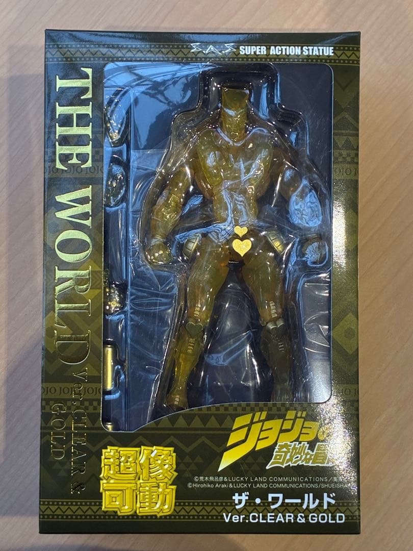 超像可動ザ・ワールド Ver.CLEAR & GOLD クリア WF限定 新品