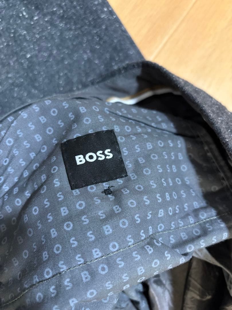 未使用に近い　ヒューゴボス　ウールツイード　ホームスパン