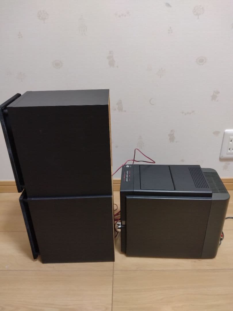 ④美品SONY CD・MD・カセットデッキ コンポ cmt-m35wm ソニー