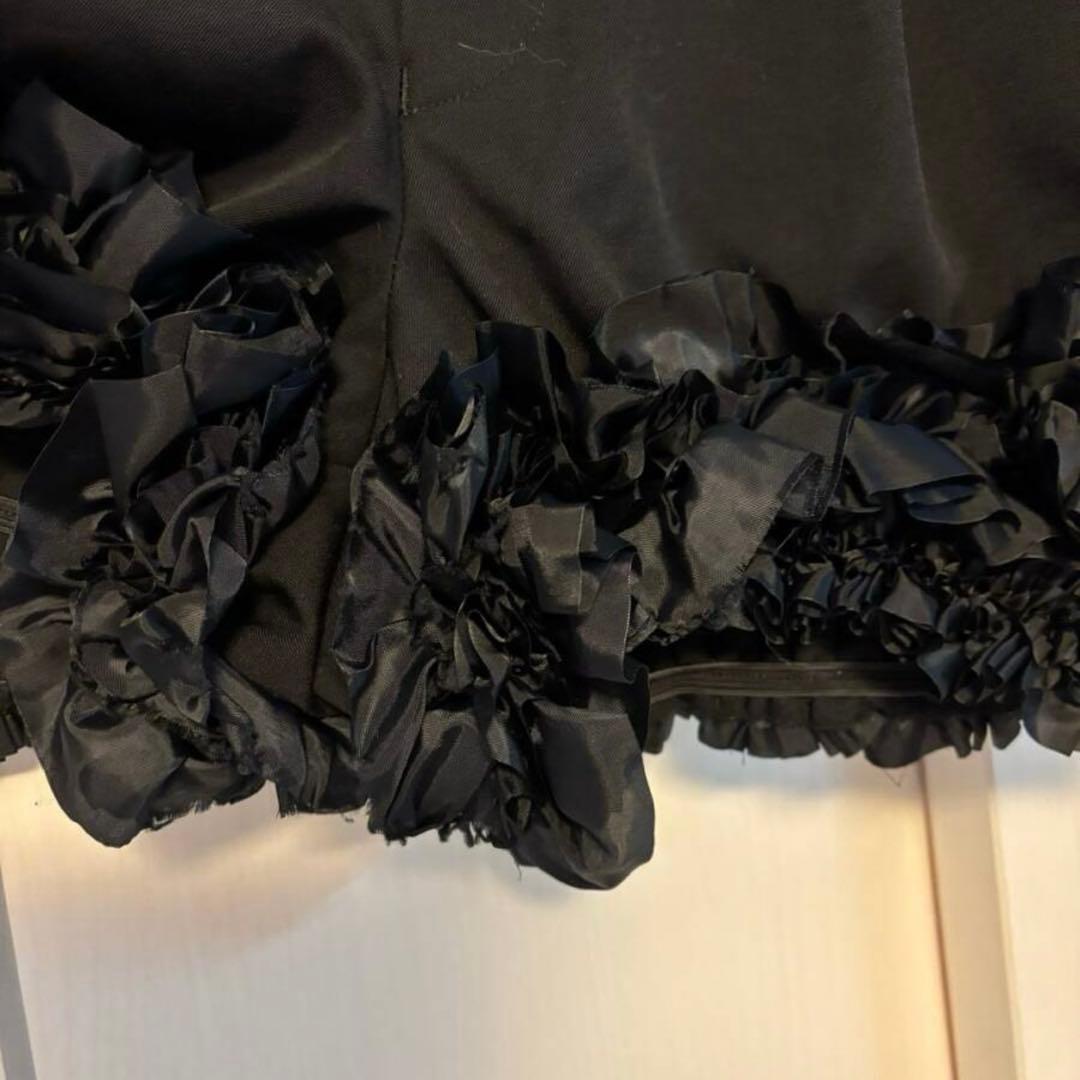 コムデギャルソン　commedesgarcons ショーハーフパンツ　フリル　黒