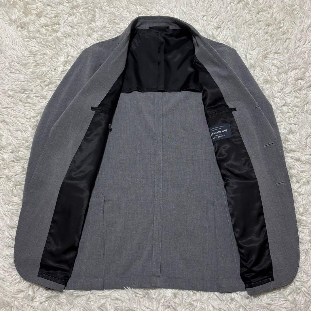 Salon de GW リングヂャケット セットアップ　M ライトグレー