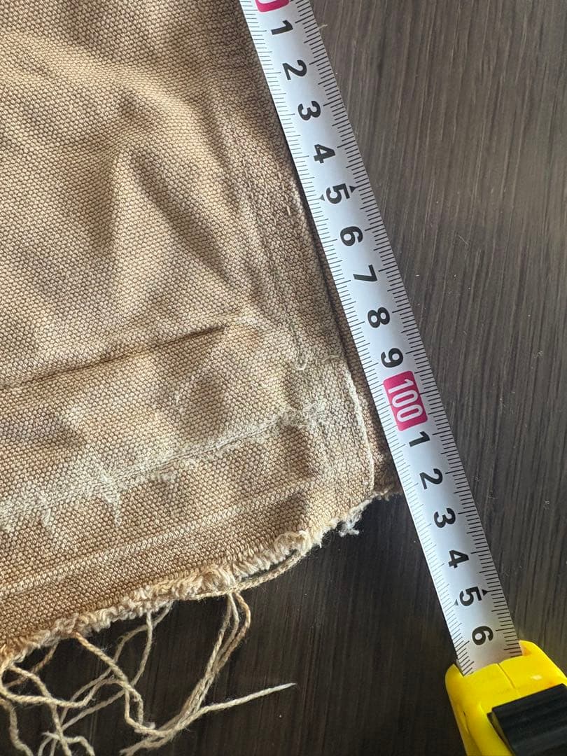 希少 USA製 ビンテージ カーハート ダブルニー ペインターパンツ ベージュ