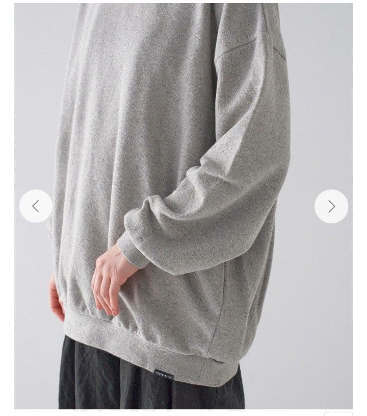 confect UpcycleLino BASIC 裏毛ビッグスウェット 2