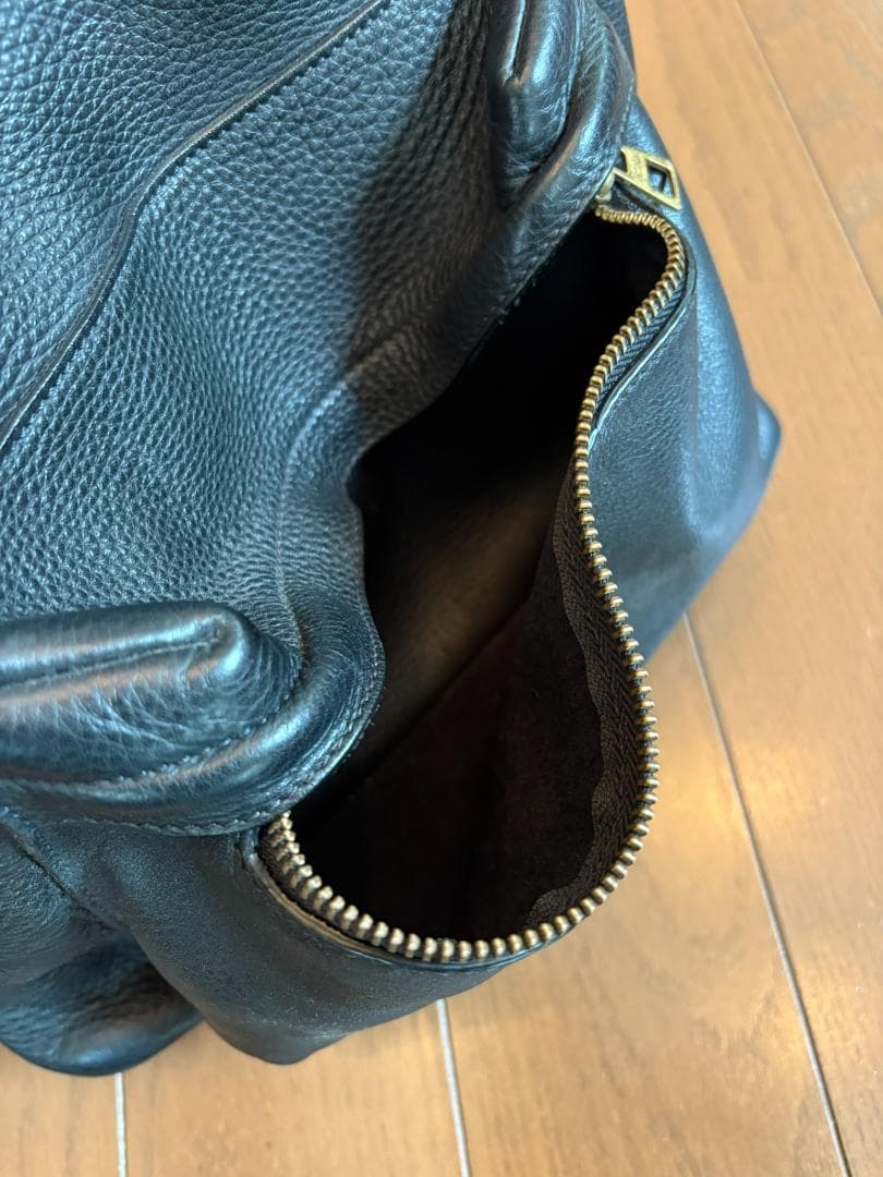 S.MANO ブラック レザー DAY PACK