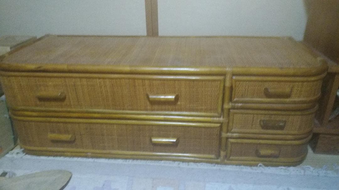 t*i様 タンス★竹／網代織、籐、和、収納