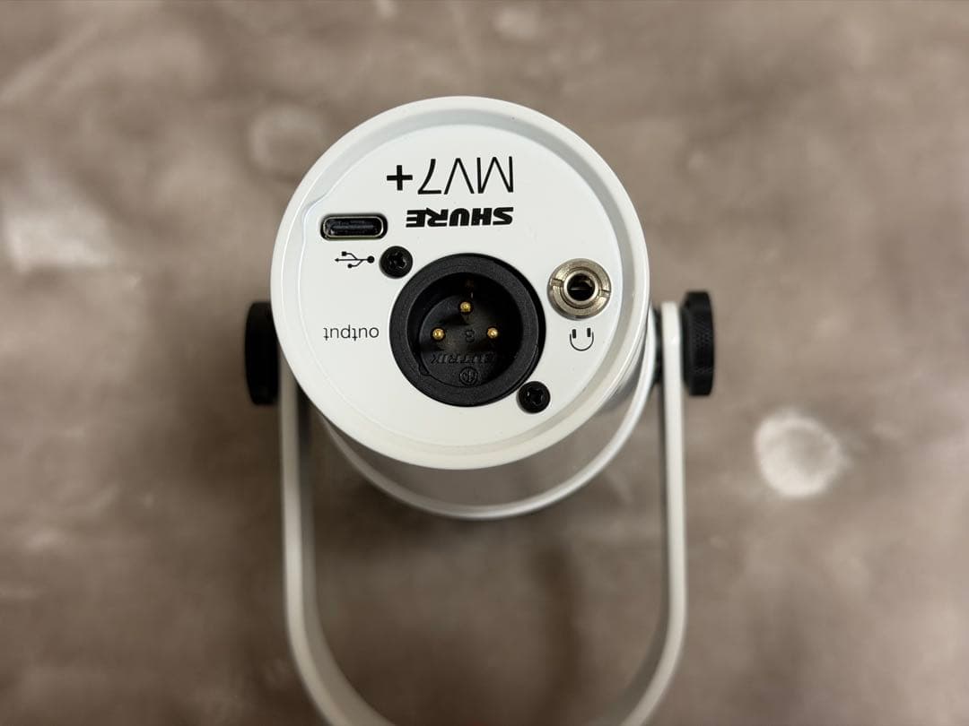 配信機器・PA機器・レコーディング機器 SHURE MV7+ PODCAST MICROPHONE