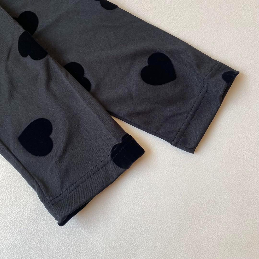 【新品未使用】コムデギャルソン　ハート カットソー　フロッキー加工　2017SS