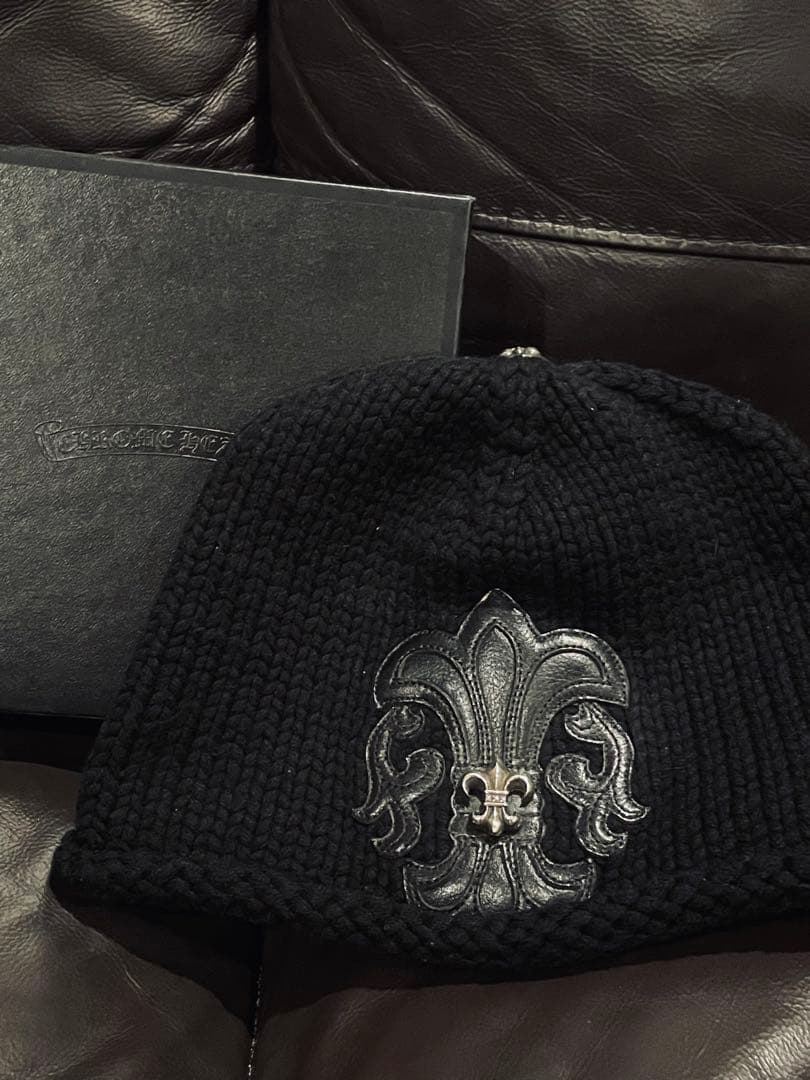 レア　クロムハーツ　カシミアビーニー　オーダーモデル　ニットキャップ