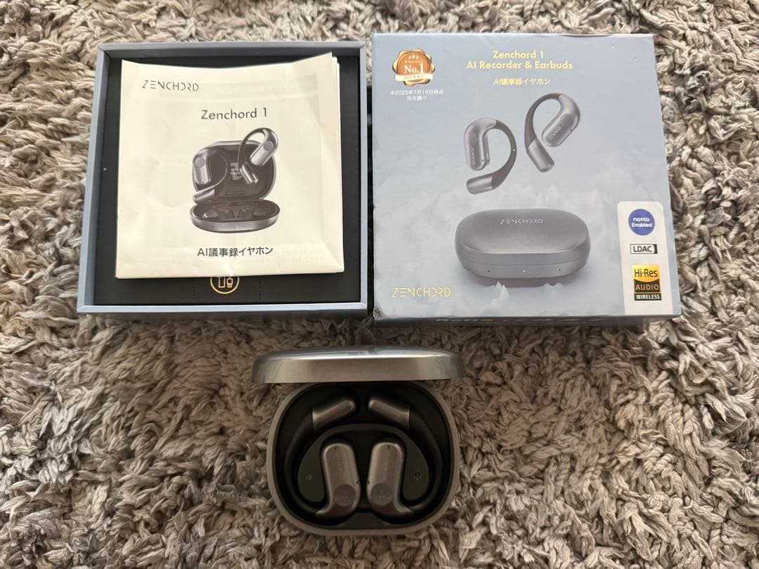 Zenchord1 notta ChatGPT搭載 AI イヤホン