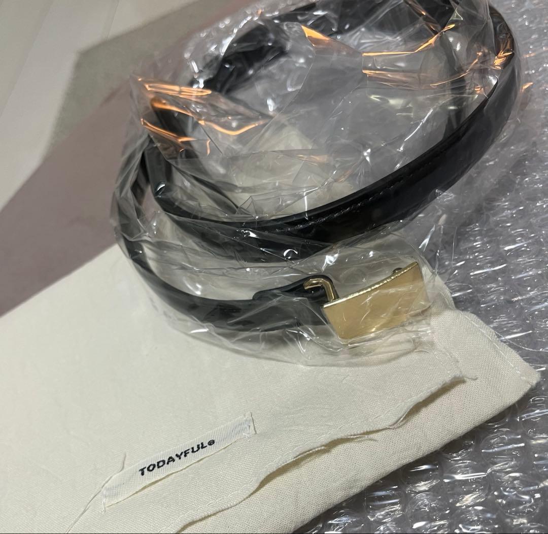 新品未使用 TODAYFUL Square Plate Belt