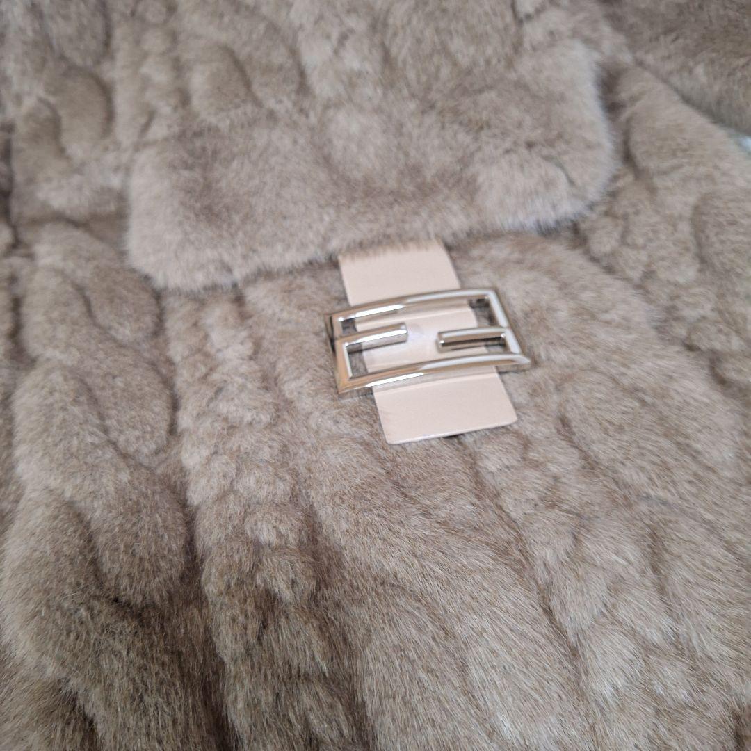 新品極美品可愛い❤ミンク 80％カシミヤ20％ファーコート 毛皮 厚手 イタリア