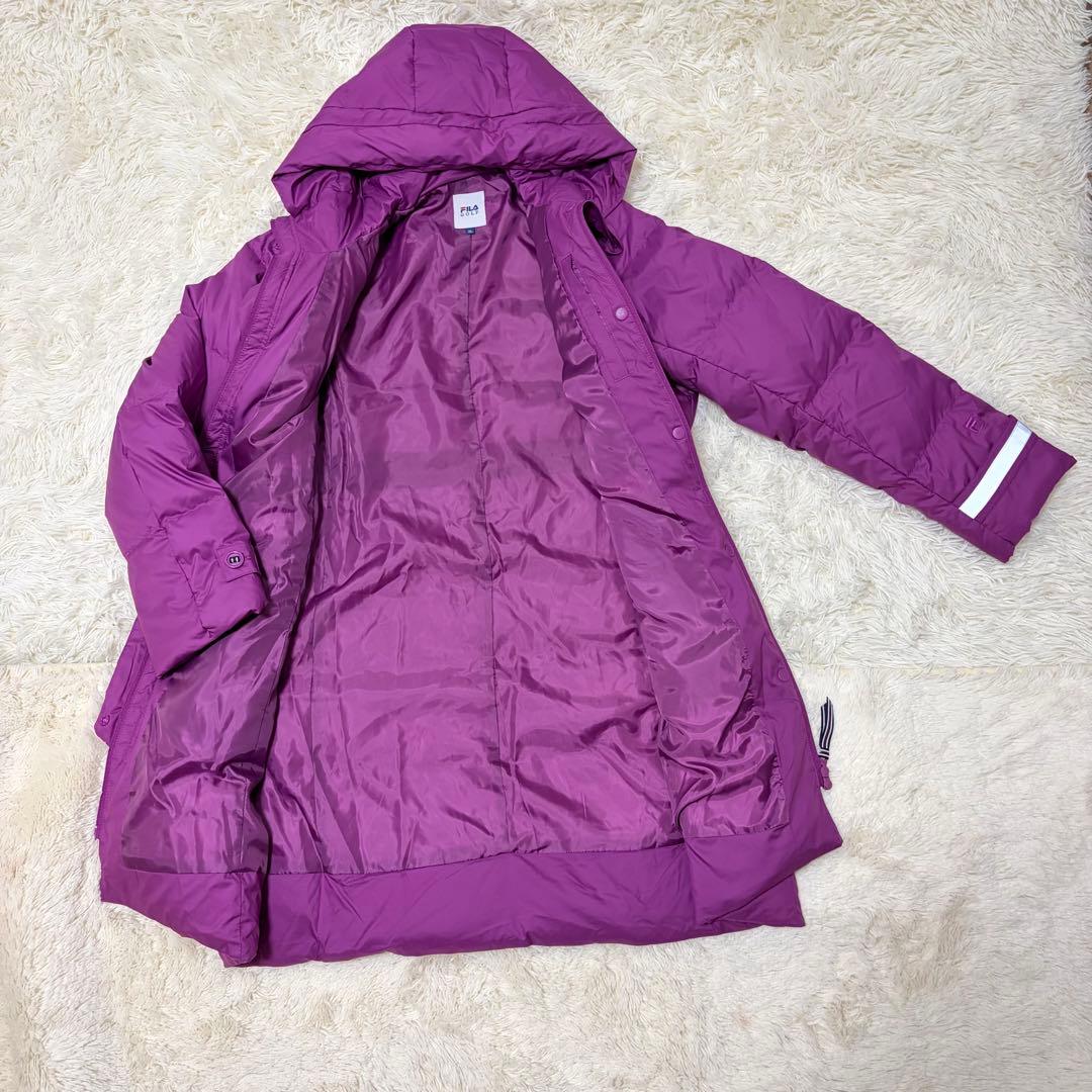 【新品・未使用】FILA GOLF プレミアム ダウンコート　3L 紫