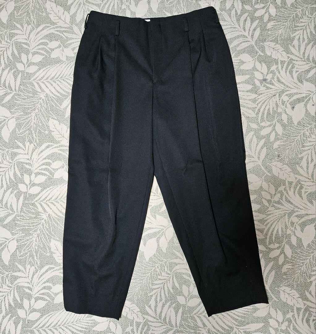 コムデギャルソン　オム　プリュスウールギャバジン 2タックパンツ