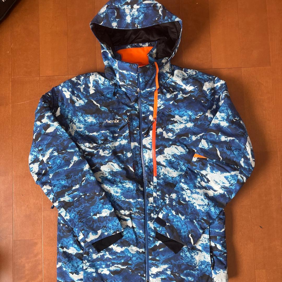 Phenix 迷彩柄 フード付きスキーウェア