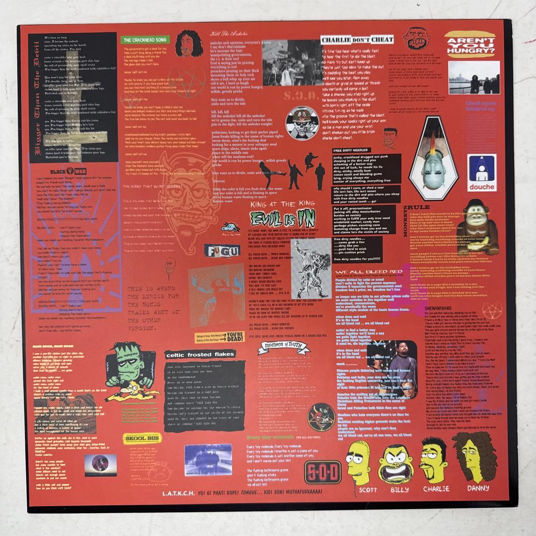 激レア S.O.D. / Bigger Than the Devil レコード