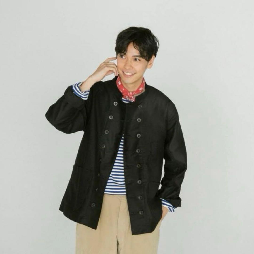 【美品/限定レア】ルサンパレイユ 2nd 別注 ブラックモールスキン ジャケット