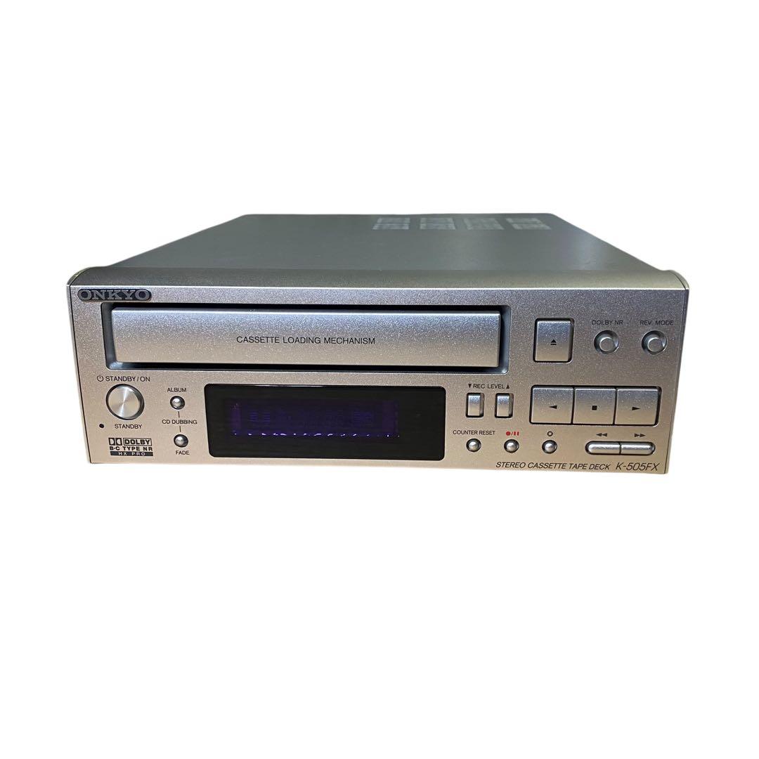 希少✨動作品❗️カセットテープデッキ オンキョーONKYO K-505FX