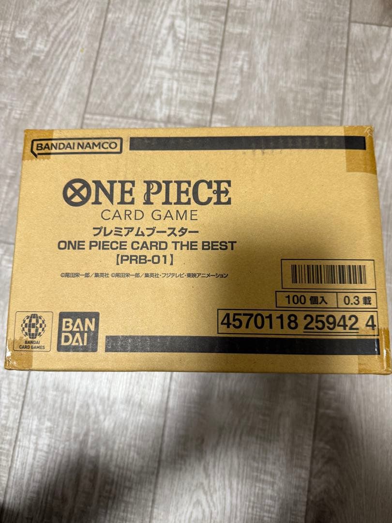 新品未開封　ONE PIECE CARD THE BEST PRB-01カートン