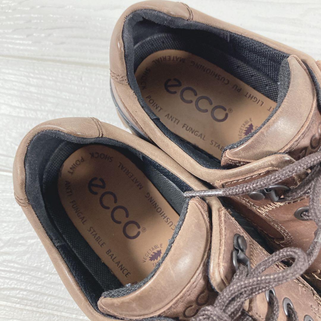 【未使用級】　ecco エコー　ゴアテックス　レザー　シューズ　26㎝