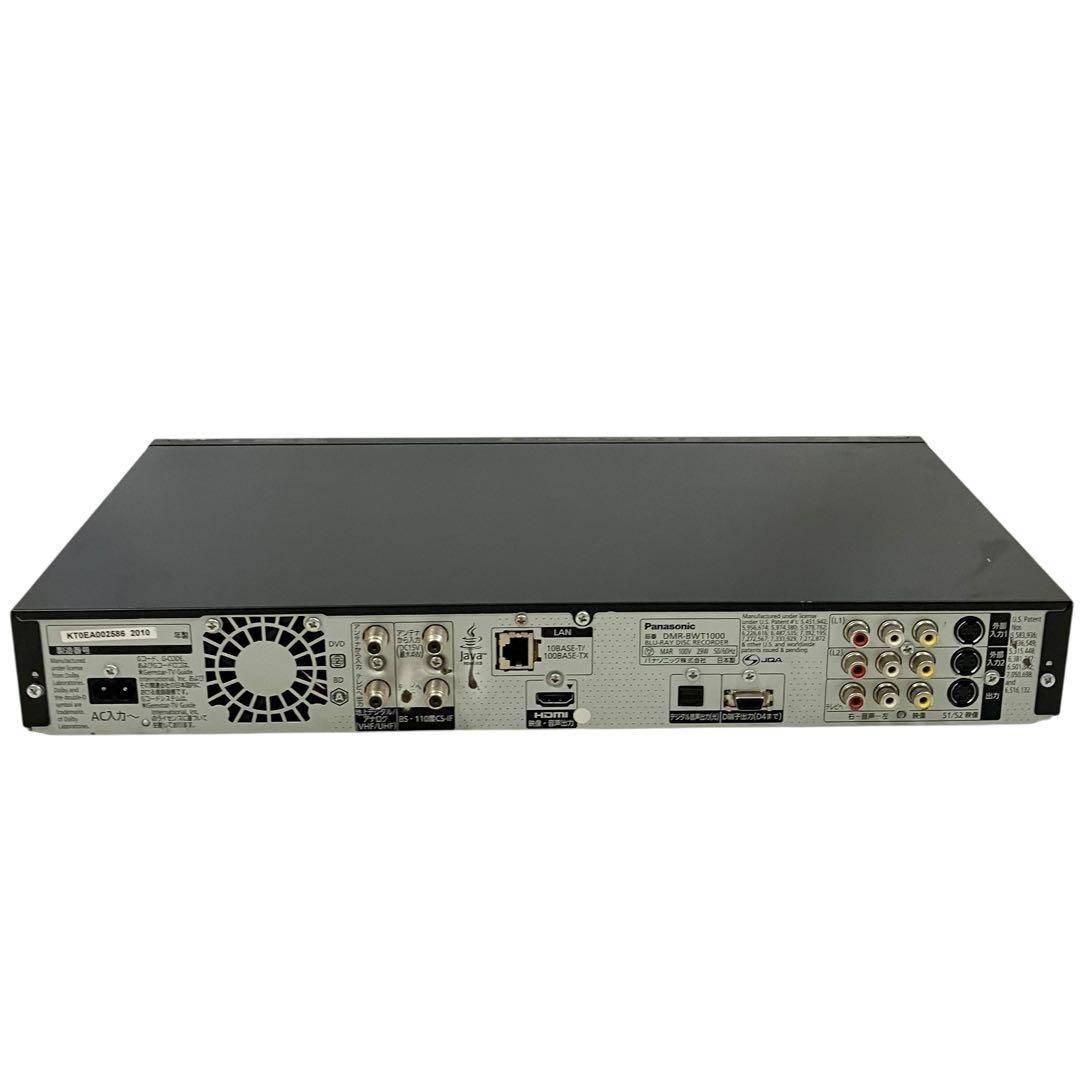 パナソニック 2番組同時録画 ブルーレイレコーダー DMR-BWT1000K
