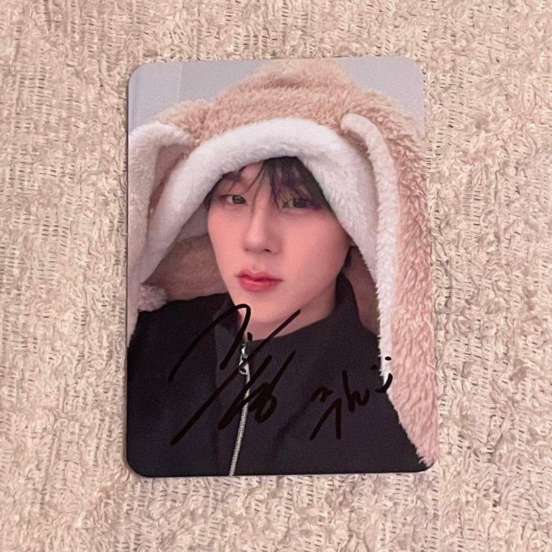 monstax THE X hellolive ジュホン　サイン入りトレカ