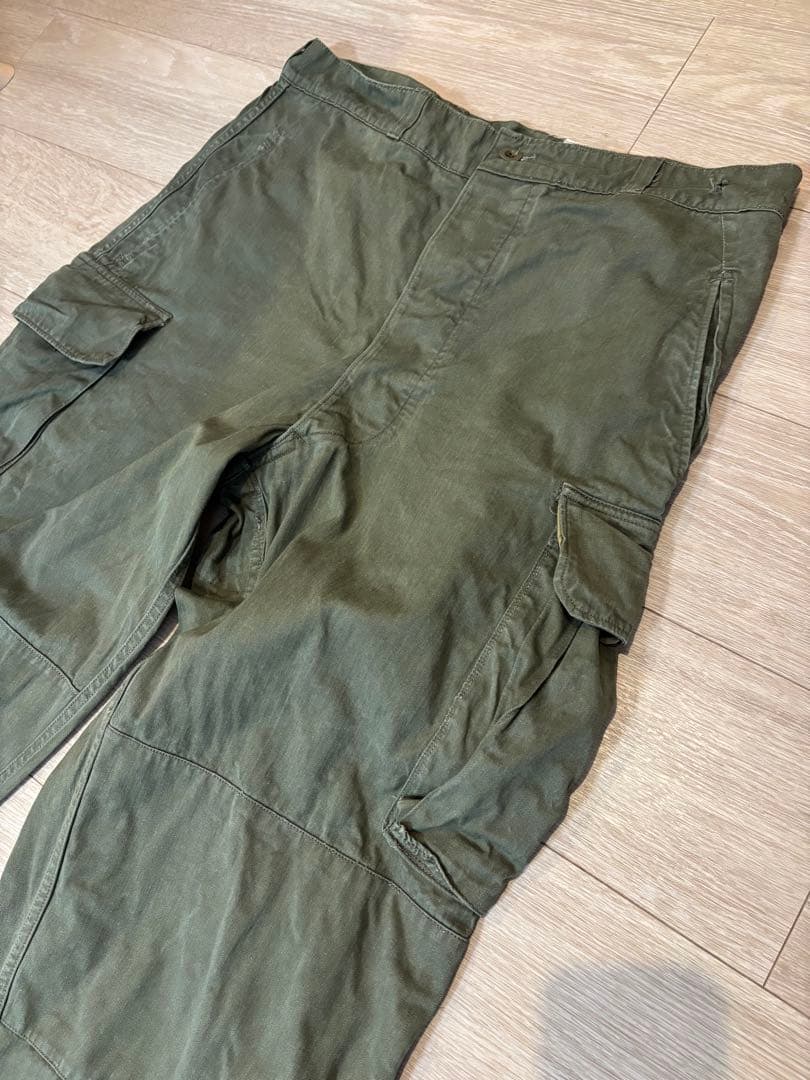 m47 カーゴパンツ　フランス軍　実物　35サイズ