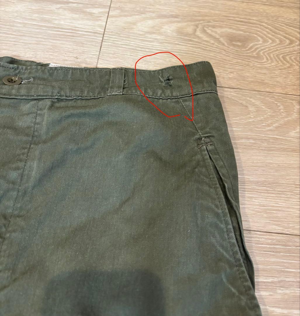 m47 カーゴパンツ　フランス軍　実物　35サイズ