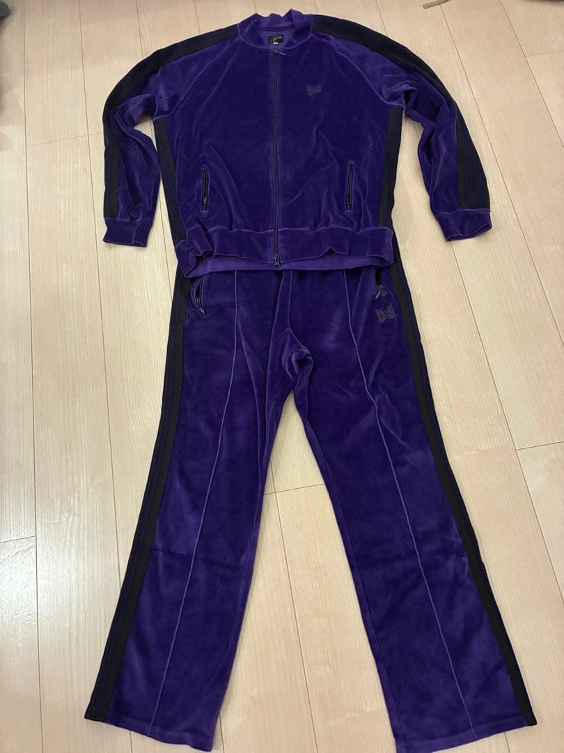 ニードルス needles ベロアセットアップ