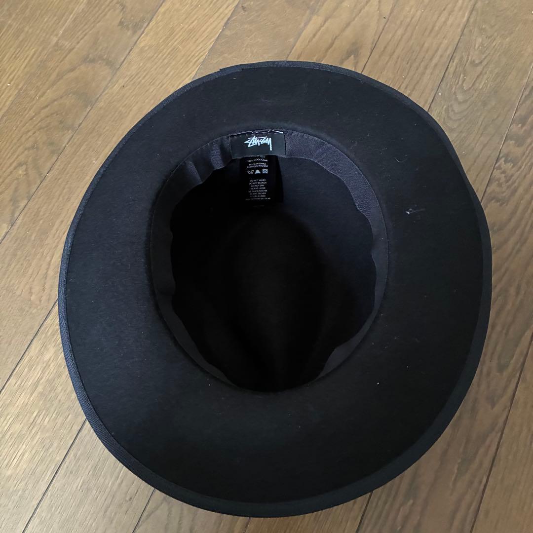レア STUSSY ウールハット 中折れ ステットソン ボルサリーノ