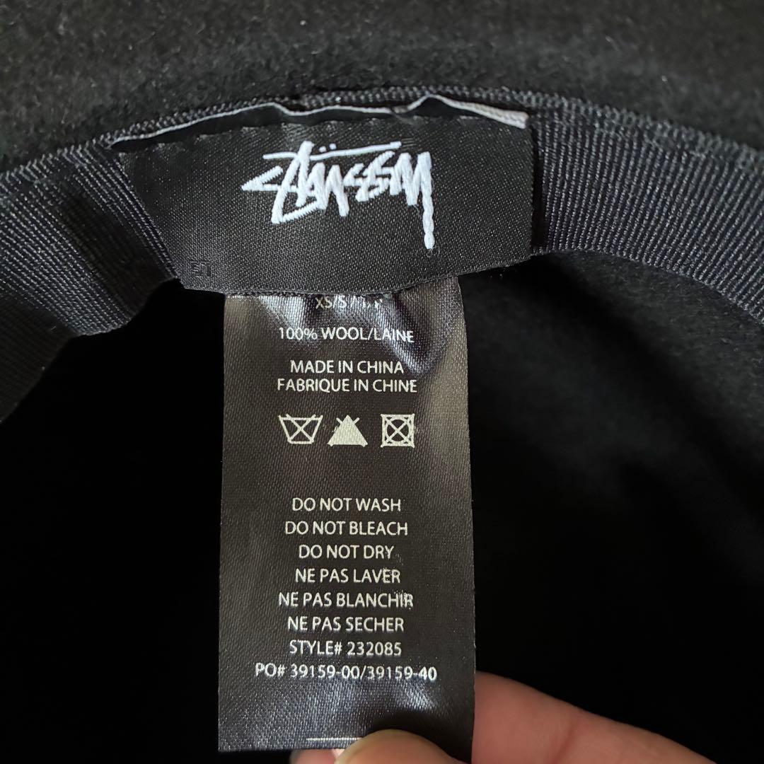 レア STUSSY ウールハット 中折れ ステットソン ボルサリーノ