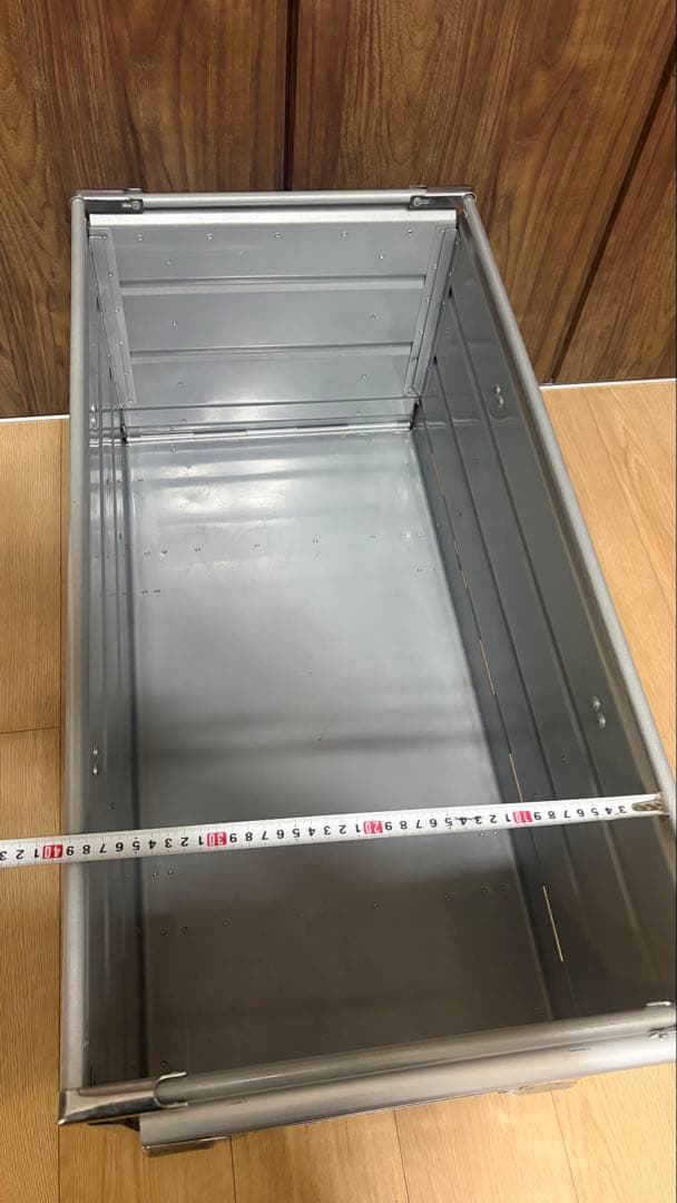 アルミコンテナ　折り畳み　レア