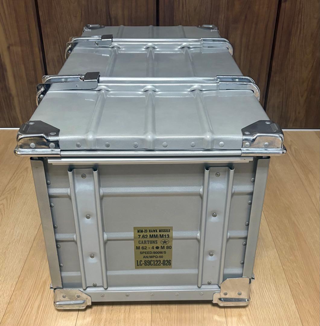 アルミコンテナ　折り畳み　レア