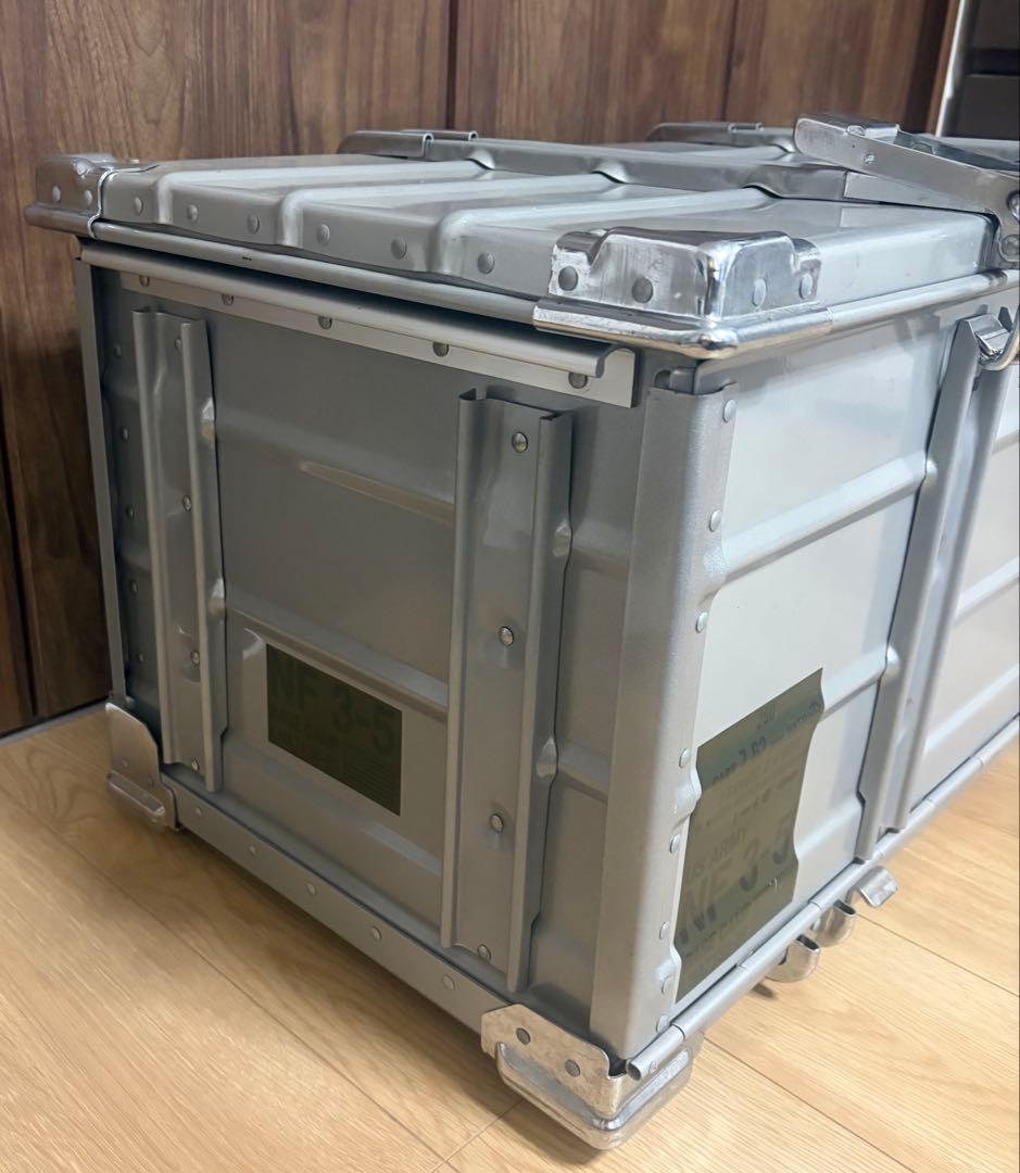 アルミコンテナ　折り畳み　レア