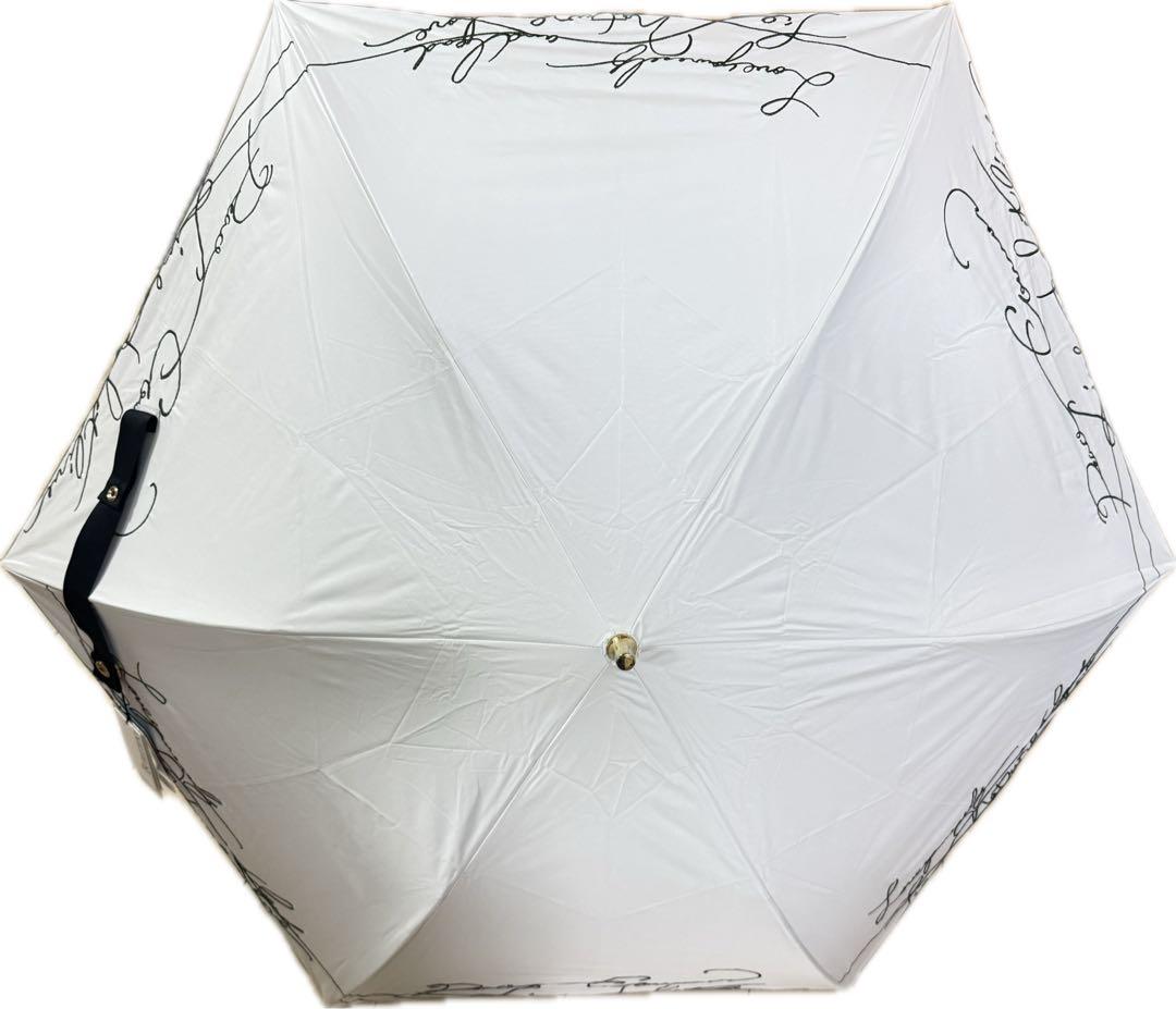 新品　ビューランス カリグラフィー刺しゅう柄 晴雨兼用傘