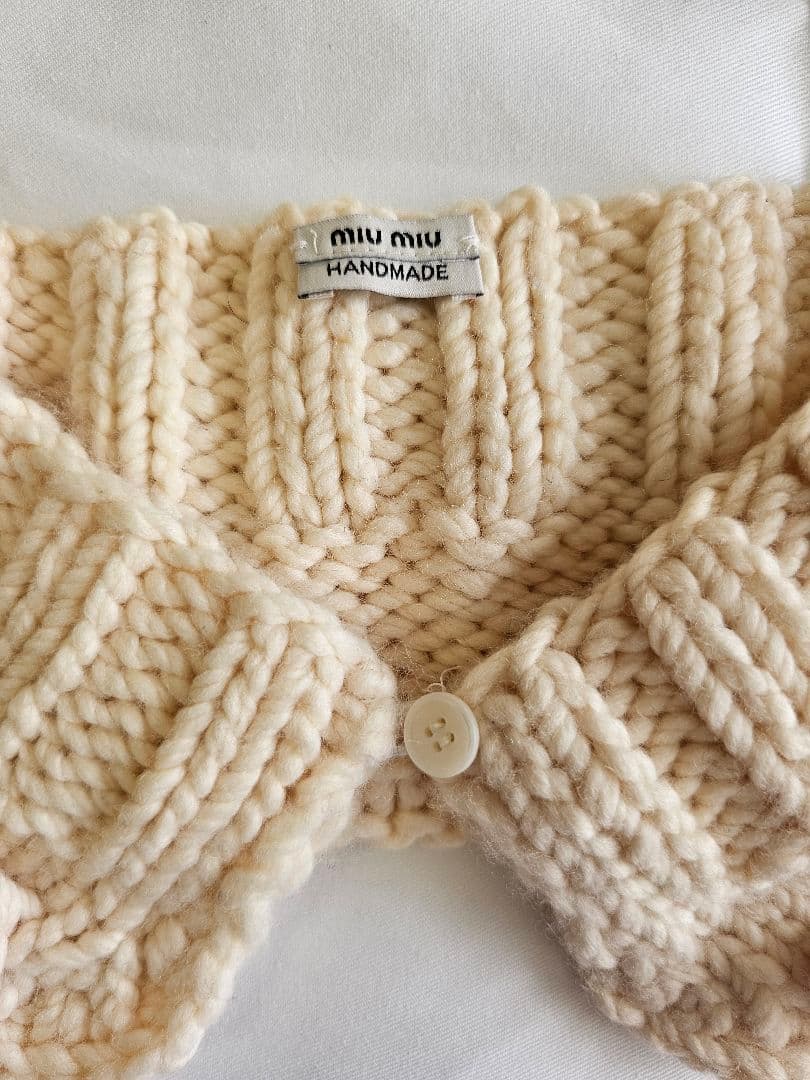 MIU MIU 　ミュウミュウ　ニットカラー　つけ襟　レディース