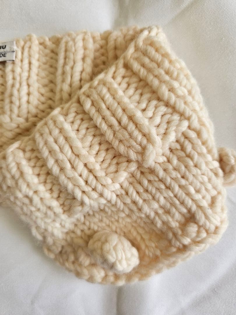 MIU MIU 　ミュウミュウ　ニットカラー　つけ襟　レディース