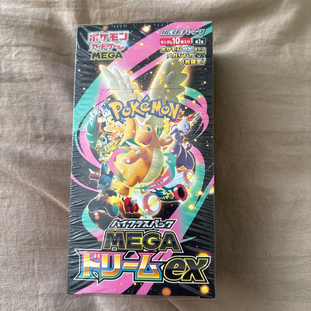 ポケモンカード　MEGAドリームex box シュリンク付き　一箱