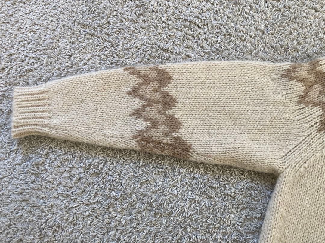 BATONER バトナー ノルディック ニット セーター モヘア アイボリー