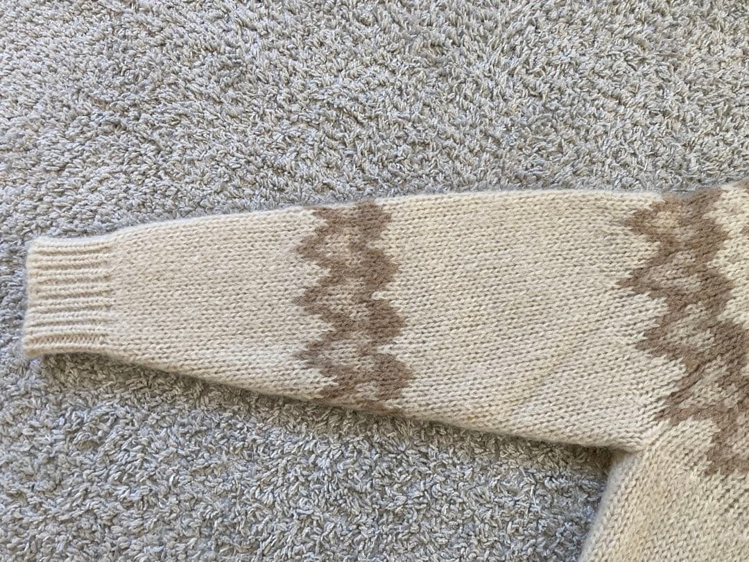 BATONER バトナー ノルディック ニット セーター モヘア アイボリー