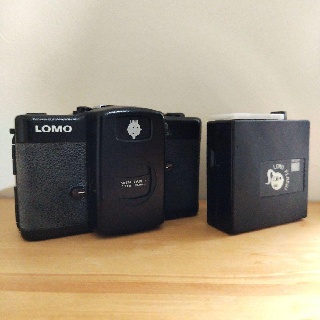 ジャンク品【LOMO】カメラ+ロモフラッシュセット 箱+説明書付き