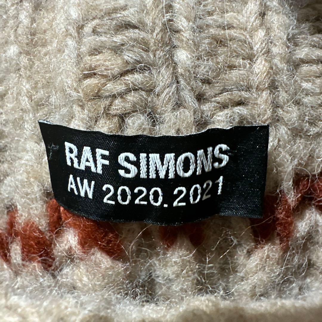 こ*わ様 RAF SIMONS ケーブルニット　ジップニット