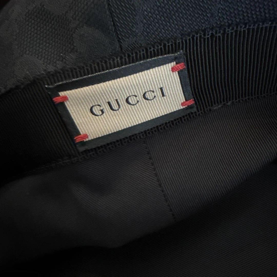 GUCCI ブラック バケットハット