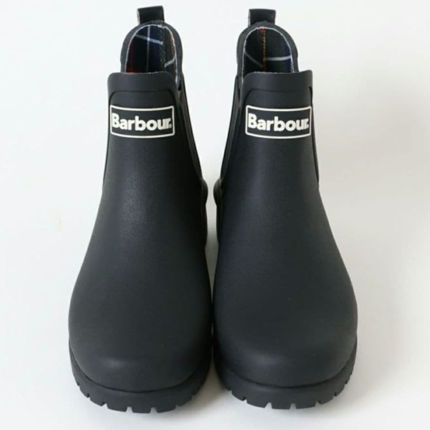 BARBOUR バウアーサイドゴアレインブーツ24センチ　マーコート　雨靴