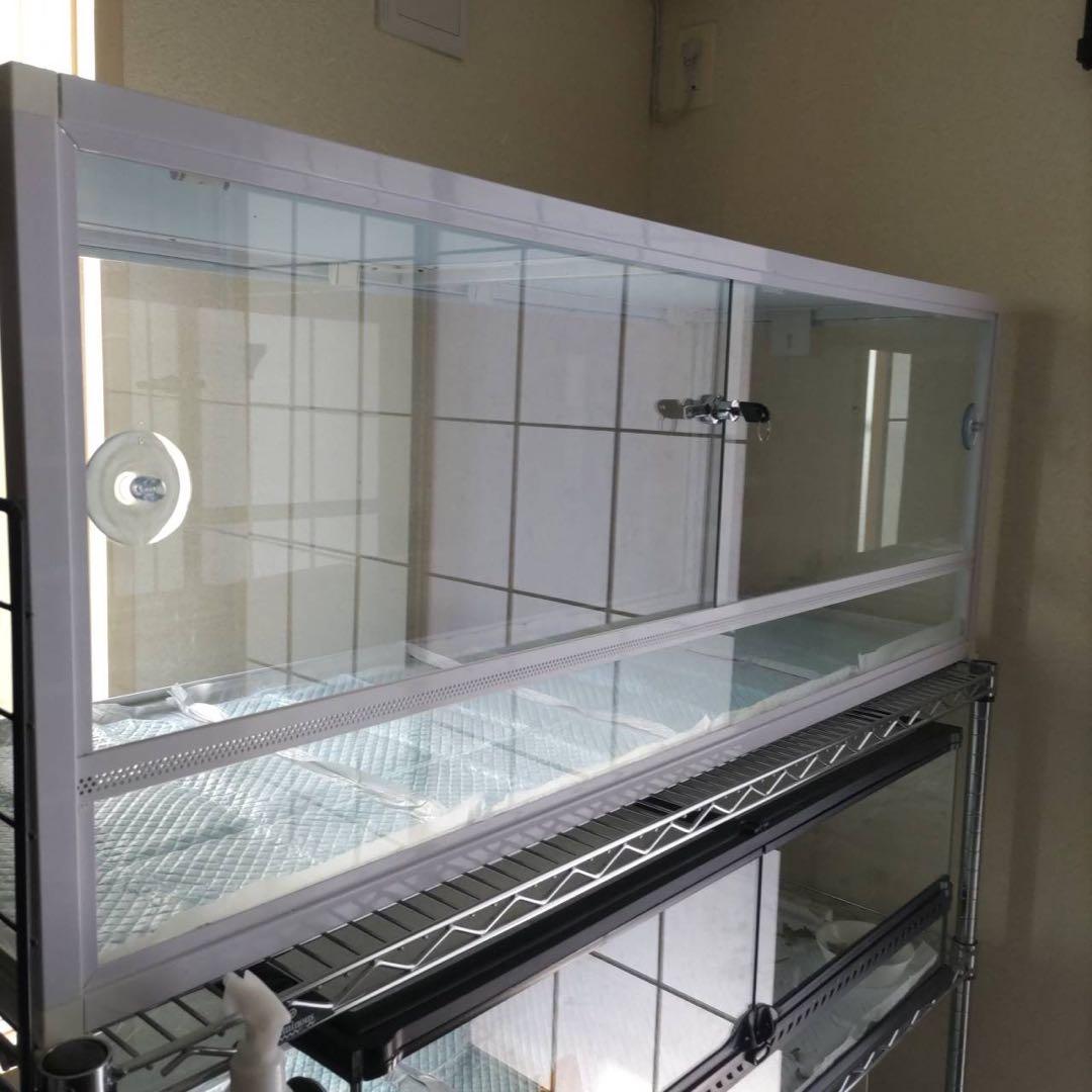 引き取り限定　爬虫類倶楽部　120cmケージ　2台　中古
