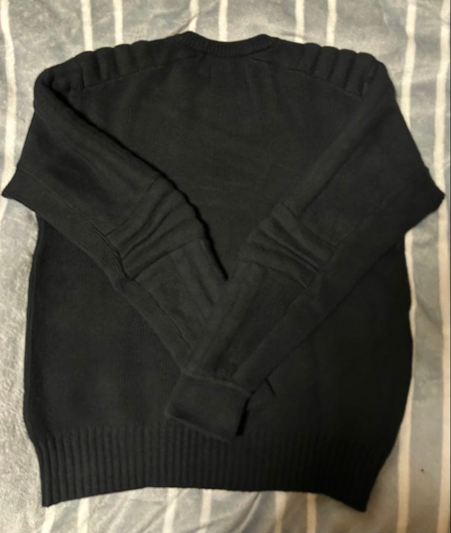 トップス STUSSY 25AW MOTO SWEATER BLACK S